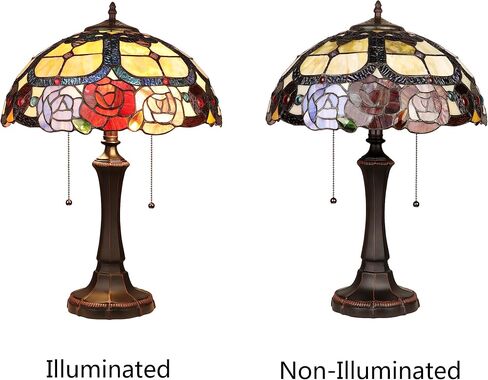 Chloe Lighting Simone Floral 2 Light Dark Bronze Table Lamp 16" Wide in Saudi Arabia