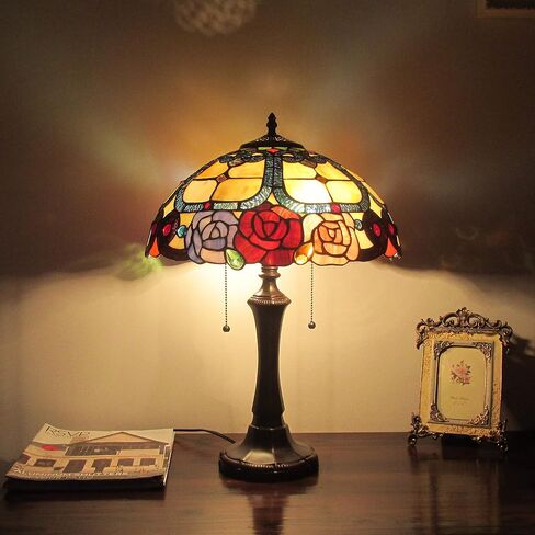Chloe Lighting Simone Floral 2 Light Dark Bronze Table Lamp 16" Wide in Saudi Arabia