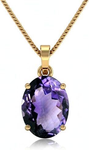55Carat Choose Your Gemstone Pendant Silver Plated and Yellow Gold Platd Astrological Pendant for Men Women in Kuwait
