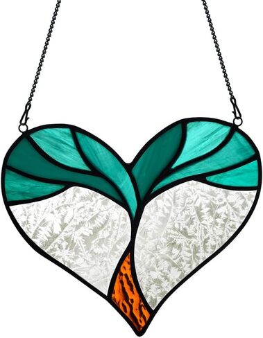 BOXCASA Tree of Life Stained Glass Suncatcher Window Hanging Gift for Women in Saudi Arabia