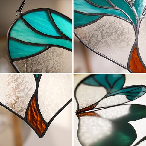 BOXCASA Tree of Life Stained Glass Suncatcher Window Hanging Gift for Women in Saudi Arabia