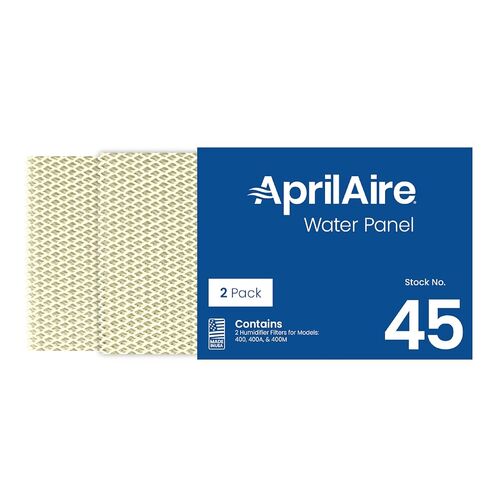 Aprilaire 45 Water Panel Humidifier Filter Replacement for Aprilaire Whole House Humidifier Models 400, 400A, 400M (Pack of 2) in Saudi Arabia