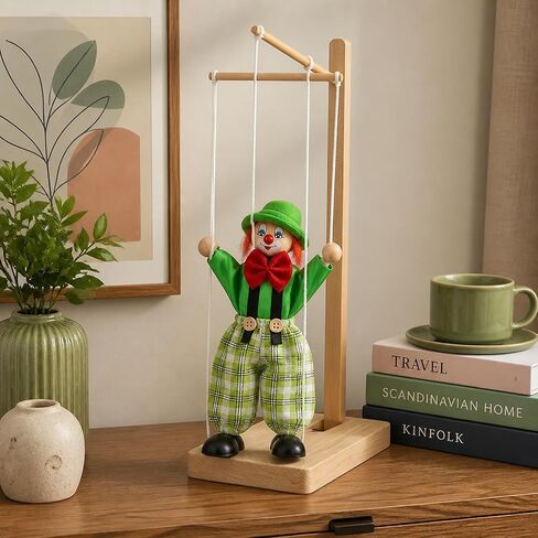 Green Marionette Puppets, Classic String Puppet for Adults, Stage Art Performance Prop in Kuwait