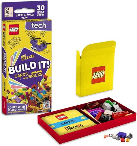 LEGO Recreate Activity Cards – Space | Outer Space Building Game with 30+ Activity Cards & 25 LEGO Elements | Ages 6+ in Saudi Arabia