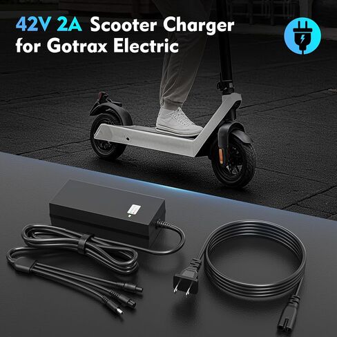 EVAPLUS 42V 2A Fast Charger for 36V Lithium Battery, SGS Safe in Kuwait