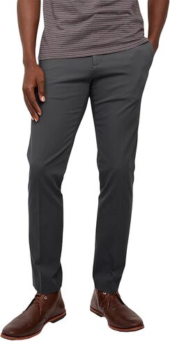 Dockers Men's City Trouser Slim Fit Smart 360 Tech Pants, (New) Magical Forest Teal-Louis Plaid, 36W x 29L in Kuwait