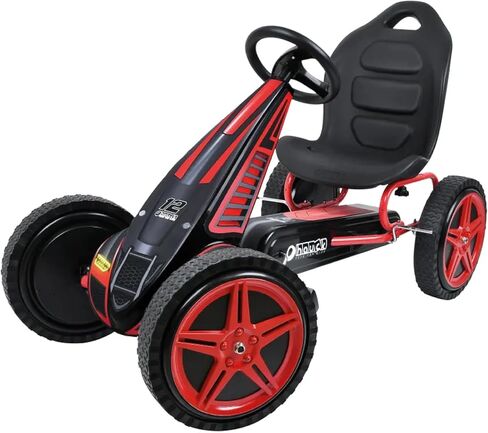 hauck Kids Pedal Go Kart, Hurricane 4 Wheel Bike Cart, Ages 4-10, Red in Saudi Arabia