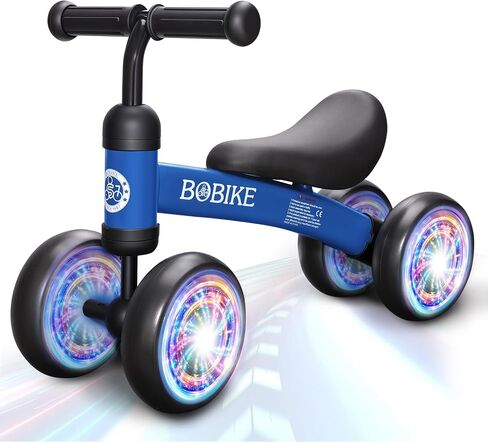 Bobike Baby Balance Bike Toys for 12-36 Months Kids Toy Boy and Girls Gifts Toddler Best First Birthday Gift Children Walker No Pedal Infant 4 Wheels Bicycle in Saudi Arabia
