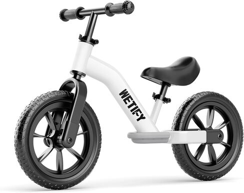 WETIFY Balance Bike 2 Year Old, 2-5 Year Old Toddler Balance Bike, No Pedal Bikes with Adjustable Handlebar & Seat, 2 3 4 5 Year Old Boyds Girls Birthday Gifts Toys in Kuwait