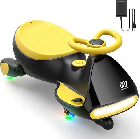 FanttikRide N7 Pro Electric Wiggle Car, Flashing Wheels, for Ages 3+, Blue in Saudi Arabia