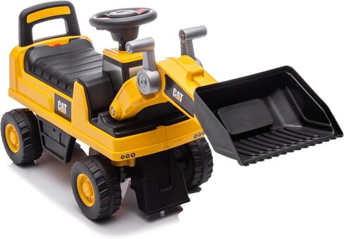 Best Ride On Cars CAT Excavator Push Car – Licensed Caterpillar Ride-On Digger Toy for Kids with Rotating Bucket & Under-Seat Storage – Construction Vehicle for Toddlers in Saudi Arabia