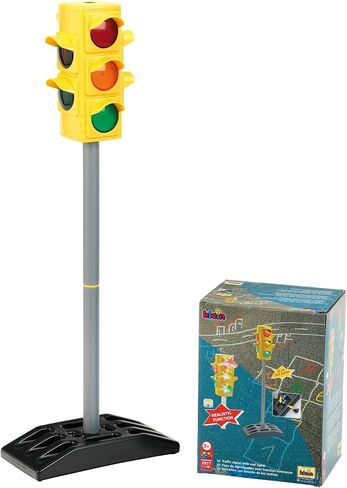 Klein Theo Traffic Light - 28" Light-Up Signal Toy, Manual-Automatic Modes, Color Stop-Slow-Go Intersection Indicators, Teaches Road Safety, Kids 3+ in Kuwait