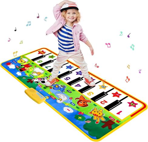 Floor Piano Mat, Keyboard Floor Dance Playmat with 28 Sounds & Music in Saudi Arabia