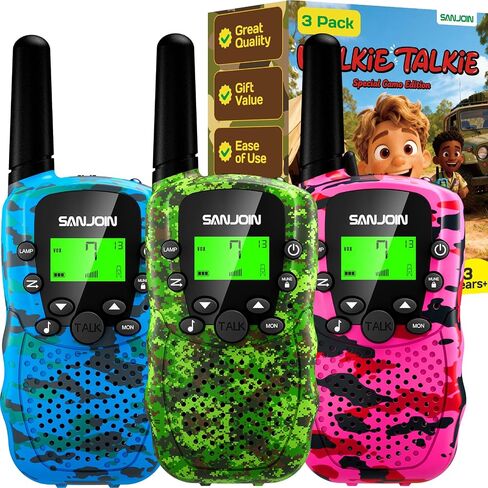 Walkie Talkies for Kids Games Outdoor Toys for 3-12 Year Old Boys Girls in Saudi Arabia