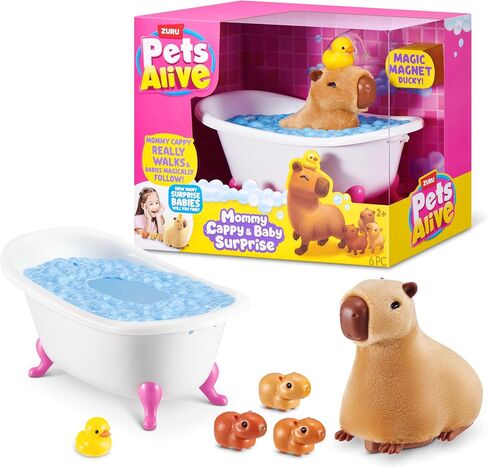 Pets Alive Mommy Capybara and Baby Surprise by ZURU in Kuwait