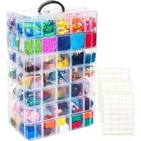 Bead Organizer 7 Tier 70 grid Stackable Craft Tackle Storage Container in Saudi Arabia