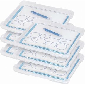 IRIS USA Board Game Storage |Made in USA| Slim Craft Case (10-Pack) - Clear in Saudi Arabia