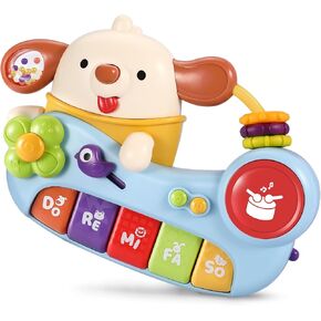 Baby Piano Toys 6-12 Months, Elephant Piano Keyboard Newborn & Infant Toys in Kuwait