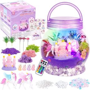 Meland Unicorn Terrarium Kit, Crafts Kits for 5-12 Old Girls Birthday Gifts in Saudi Arabia