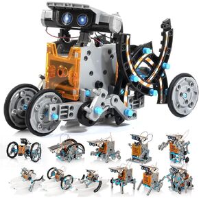 Solar Robot Kit, 14-in-1 STEM Building Toy for Kids DIY Science Robotic Set in Kuwait