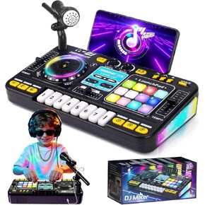 Tsomtto Kids DJ Mixer Table Musical Toy with Lights & Bluetooth in Saudi Arabia