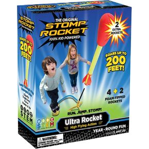 Stomp Rocket Ultra, High-Flying Rocket Launcher for Kids, 4 Rockets in Kuwait