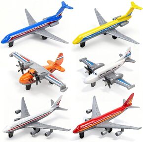 Toy Airplane 6 Pack, Diecast Airplane Toy for Boys Age 3 4-7 8-12 in Saudi Arabia