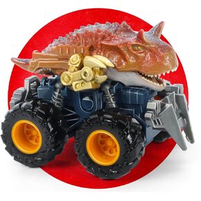 Oriate Friction Powered Dinosaur ATV Toy Cars for Children, Baterried Free Swing Carnotaurus Monster Truck with Robotic Arm, Fantastic Birthday for Kids Boy Girl in Saudi Arabia