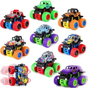 SUNPROUND 6Pcs Monster Trucks Bulk Pack – Friction Push & Go Toy Cars for Kids Boys & Girls, Car Party Favors, Birthday Gifts, Classroom Prizes, Goodies Bag Stuffers in Kuwait
