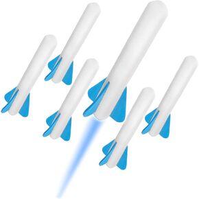 Stomp Rocket Jr Glow Rocket Refill Pack Soars Up to 100ft, 6 Rockets in Kuwait