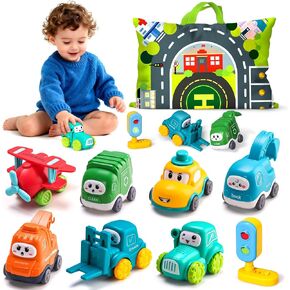 ALASOU Cranes Car Toys for 1 Year Old Boy Gifts with Playmat/Storage Bag in Saudi Arabia