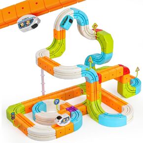Hot Bee Electric Train Set for Kids, 134pcs Gravity-Defying Race Track in Kuwait
