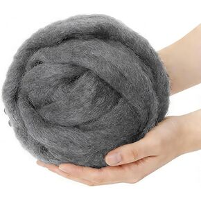 3.4oz Needle Felting Wool for DIY Needle Craft Enthusiasts (Red) in Saudi Arabia