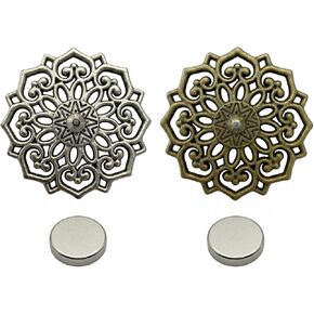 2pcs Vintage Needle Minder for Embroidery, Filigree Flower in Saudi Arabia
