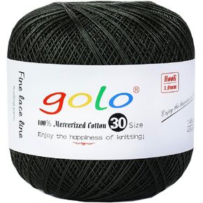 Golo Crochet Thread Size 30 for Tatting & Crocheting - White Yarn 10-5200 in Saudi Arabia