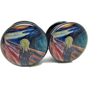 The Scream Ear Plugs - Acrylic Screw-On - New - 8 Sizes - Pair in Saudi Arabia