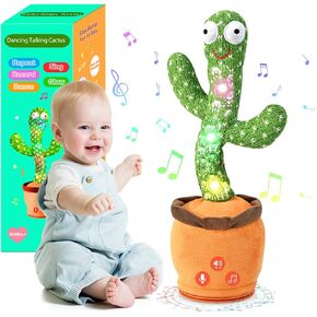 TWORIVER Adjustable Volume Dancing Talking Cactus Toy for Baby, Boys Girls in Kuwait