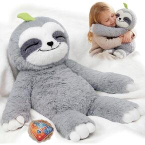 Mewaii Weighted Stuffed Animals Sloth Plush, Heatable Coolable, 4 lb, 20in in Saudi Arabia