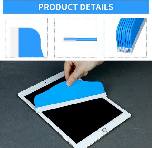 4Pcs Universal Flexible Hydrogel Film Sticking Scraper Air Bubble Remover Multi-Purpose Film Squeegee Cellphone Film Scraper for Phone Computer Tablet Screen Protector Film Scratchproof Scraping Tool in Saudi Arabia