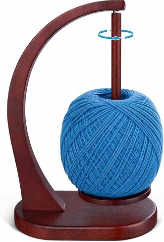 Magnetic Yarn Holder for Crocheting and Knitting, Brown in Saudi Arabia