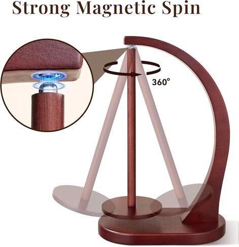 Magnetic Yarn Holder for Crocheting and Knitting, Brown in Saudi Arabia