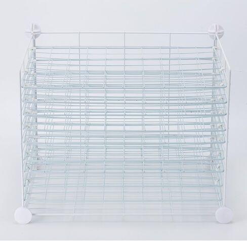 FDSDEFEN Art Drying Rack Removable Shelves ，Wall Art Drying Rack，Art Organizer for Kids, Art Studio and Tabletop Storage, Craft Room and Desktop (10 Shelves) in Saudi Arabia