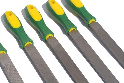 ASNOMY Heavy Duty 8“ Steel File and Rasp Set with Rubber Handles，High Carbon Steel Rasp & Flat Metal File for Wood, Metal, Steel, Plastic in Saudi Arabia