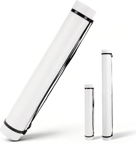 DEWEL Poster Tube 30"-51", Telescoping Blueprint Holder Art Tube with Strap in Saudi Arabia