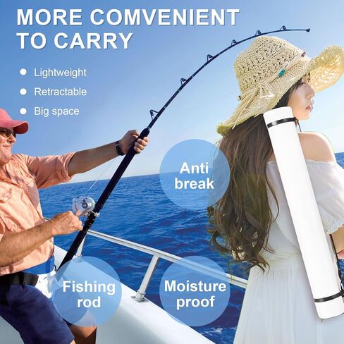 DEWEL Poster Tube 30"-51", Telescoping Blueprint Holder Art Tube with Strap in Saudi Arabia