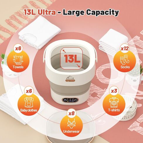 TOREAD Portable Small Washing Machine, 13.5Lbs Mini Compact Washer and Spinner Combo, 2 in 1 Apartment Washers with Twin Tub for Laundry, Dorms, College, RV, Camping in Saudi Arabia