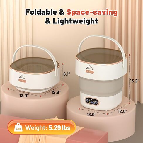 TOREAD Portable Small Washing Machine, 13.5Lbs Mini Compact Washer and Spinner Combo, 2 in 1 Apartment Washers with Twin Tub for Laundry, Dorms, College, RV, Camping in Saudi Arabia