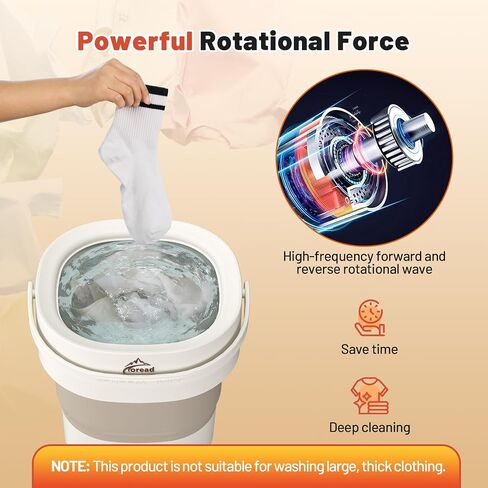 TOREAD Portable Small Washing Machine, 13.5Lbs Mini Compact Washer and Spinner Combo, 2 in 1 Apartment Washers with Twin Tub for Laundry, Dorms, College, RV, Camping in Saudi Arabia