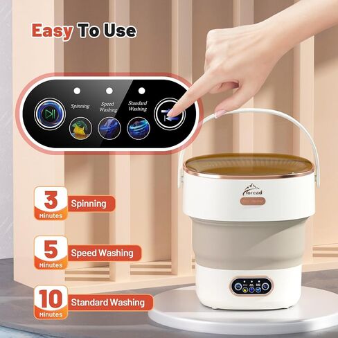 TOREAD Portable Small Washing Machine, 13.5Lbs Mini Compact Washer and Spinner Combo, 2 in 1 Apartment Washers with Twin Tub for Laundry, Dorms, College, RV, Camping in Saudi Arabia