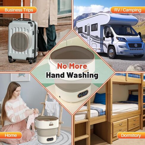 TOREAD Portable Small Washing Machine, 13.5Lbs Mini Compact Washer and Spinner Combo, 2 in 1 Apartment Washers with Twin Tub for Laundry, Dorms, College, RV, Camping in Saudi Arabia